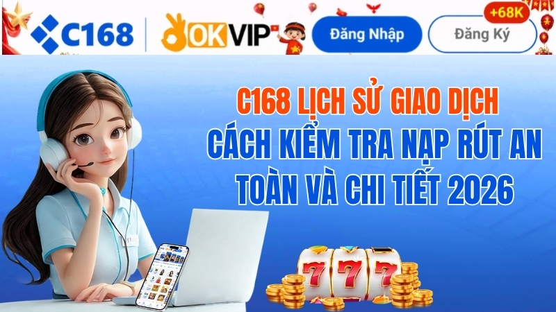 Hướng dẫn tra cứu và quản lý c168 lịch sử giao dịch chi tiết nhất 2026 2 C168 Lịch Sử Giao Dịch – Cách Kiểm Tra Nạp Rút